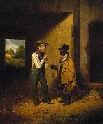 Francis William Edmonds All Talk and No Work Germany oil painting artist